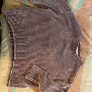 Lilac Chenille Sweater